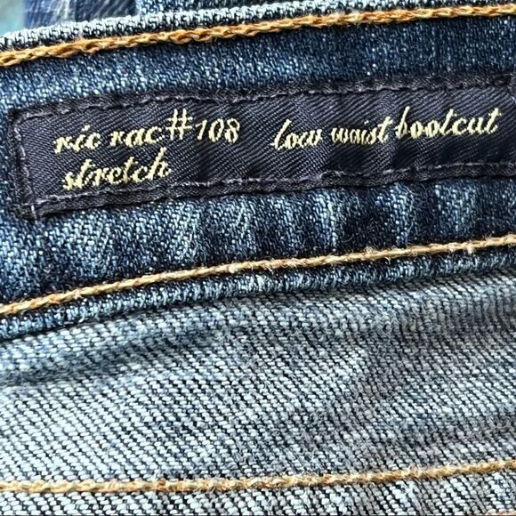 Citizens Of Humanity Ric Rac 108 Stretch Low Waist Bootcut Jeans Denim - Picture 12 of 14